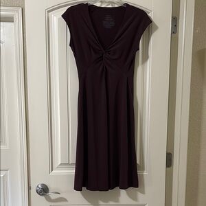 Patagonia Women's Midi Dress in Rich Burgundy